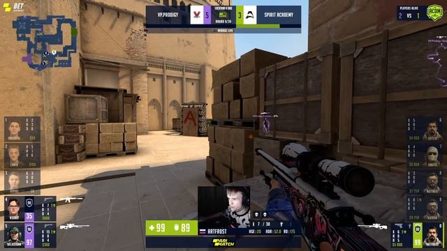 🆕ArtFr0st 3K AWP CLUTCH vs VP PRODIGY {WePlayAcademyLeague2022} смотреть онлайн