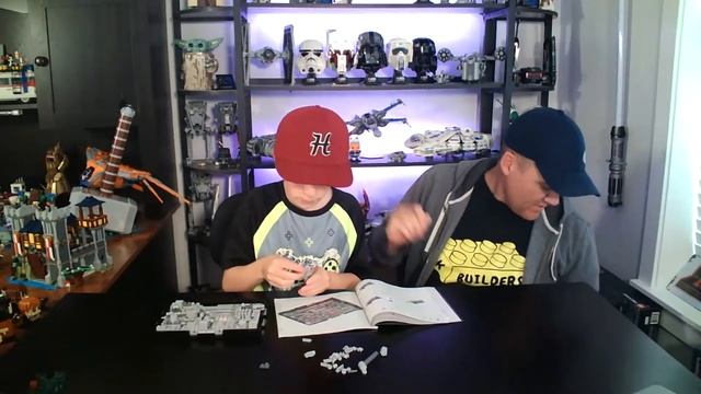 LEGO Star Wars Death Star Trench Run! LIVE Build! смотреть онлайн
