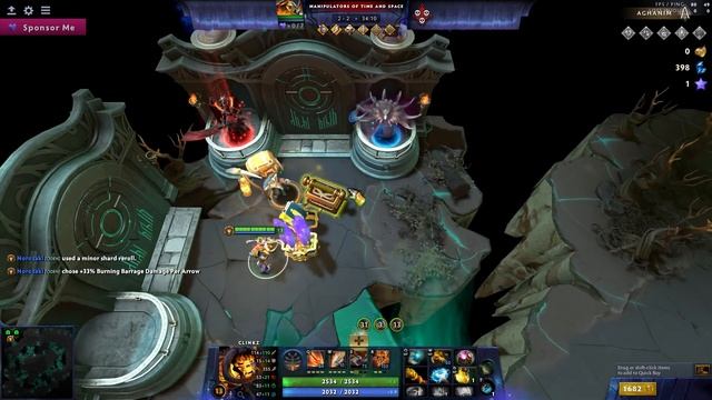 Aghanim's Labyrinth 2 Extended Solo Clinkz Aghanim Tier + Exon Mode Playthrough смотреть онлайн