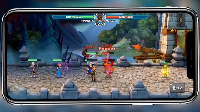 HUSTLE CASTLE - ЛУЧШАЯ РОЛЕВАЯ ИГР НА МОБИЛКИ! смотреть онлайн