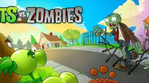 Растения  VS Зомби LVL-1 полное прохождение легендарной игры!