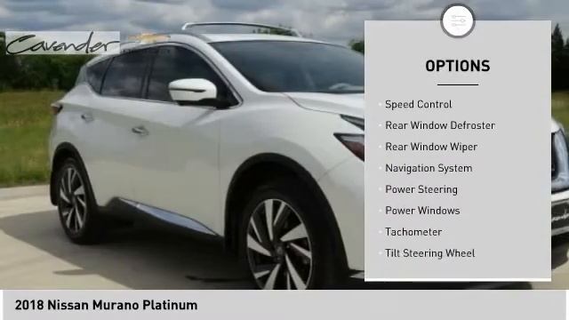 2018 Nissan Murano 18624A смотреть онлайн