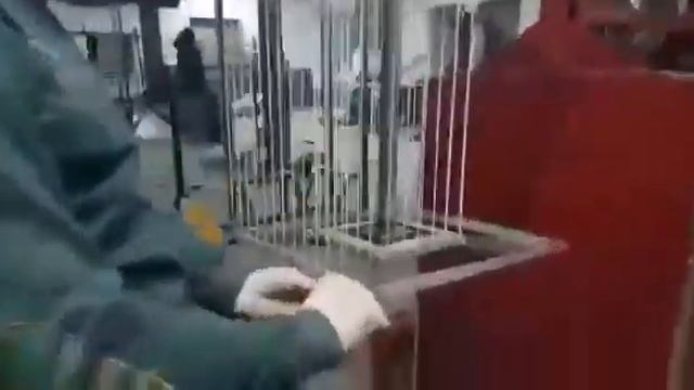 Свечной станок МРК. Процесс намотки телескопической кассеты для макания. смотреть онлайн