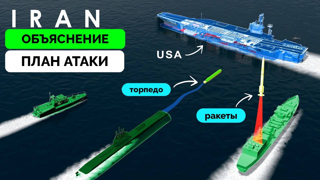 3D-Анимация: Как Иран Ответит На Американские Ракетные Удары смотреть онлайн
