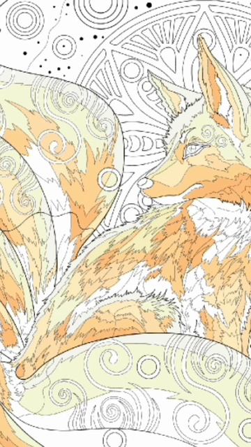 nine tail fox 🦊 art 🎨 смотреть онлайн