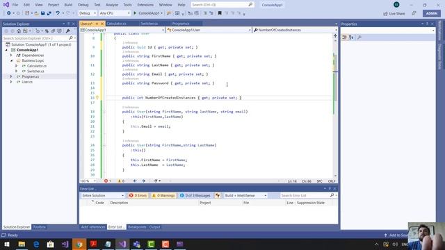 Курс C# и .NET Core. Занятие №5 смотреть онлайн