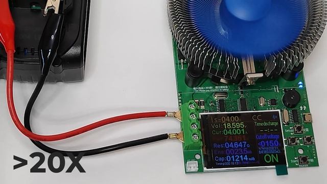 Тест аккумулятора Heimerdinger 18V 4Ah