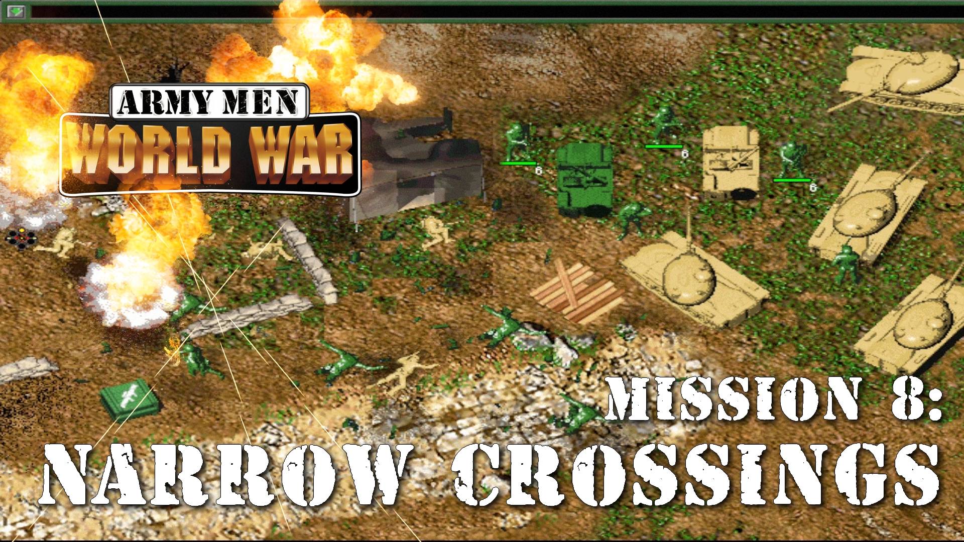 Army Men: World War - версия для ПК - Миссия 8: Узкие переправы