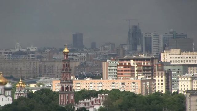 Wzgórza Worobiowe w Moskwie 22 lipiec 2013 r. Rosja