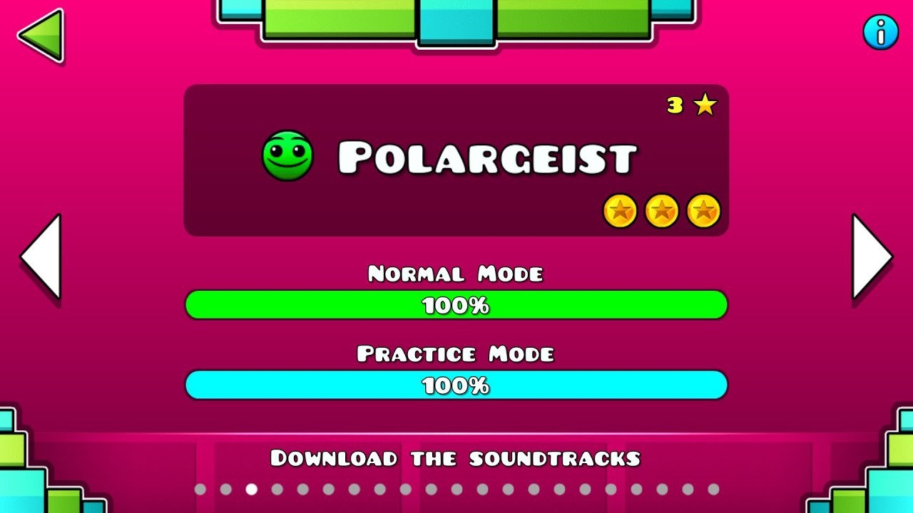Geometry Dash - Polargeist (Все Монеты) смотреть онлайн