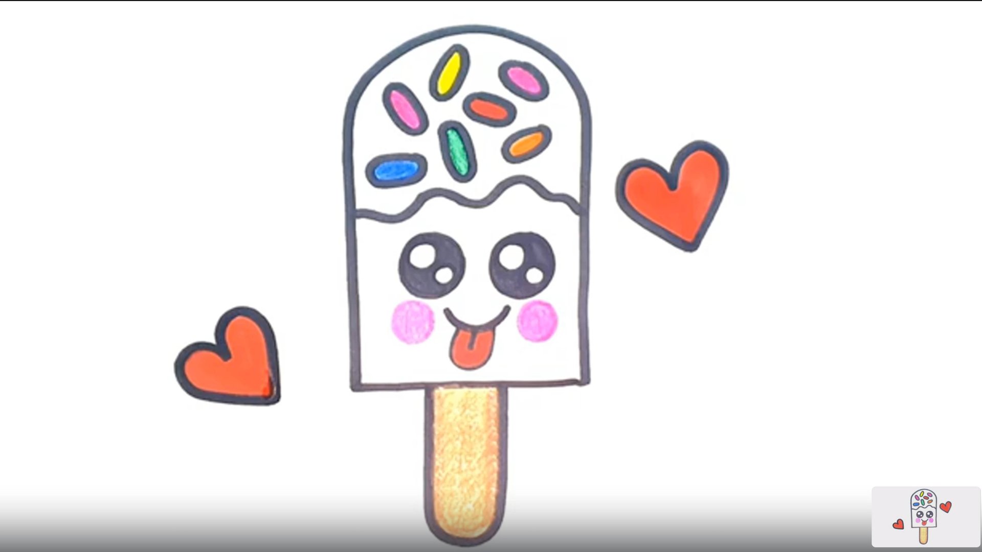 КАК НАРИСОВАТЬ ЗАБАВНОЕ МОРОЖЕНОЕ ЛЕГКО ШАГ ЗА ШАГОМ смотреть онлайн