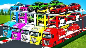 Машинки летают и прыгают! Развивающие мультики Машины помощники. Мультфильмы про машинки