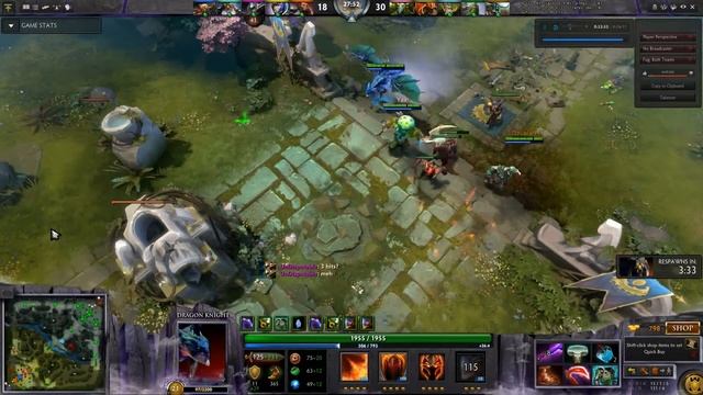 Dota 2: Dragon Knight's Rampage смотреть онлайн