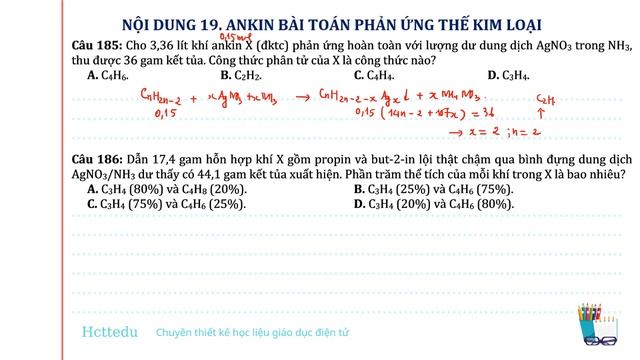 Hóa 11 - Ôn thi giữa kỳ 2 (nội dung 19) смотреть онлайн