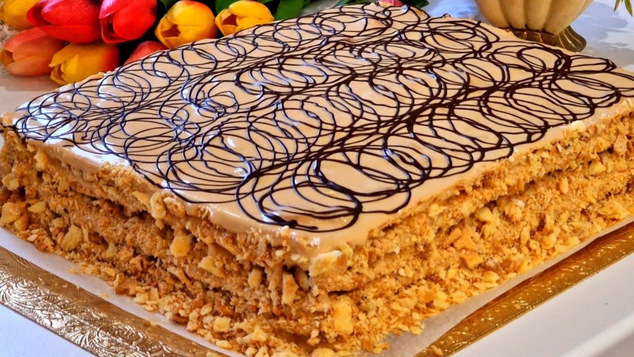 ЗА УШИ НЕ ОТТАЩИШЬ, КАК ВКУСНО! ПОТРЯСАЮЩЕ ВКУСНЫЙ, ХРУСТЯЩИЙ, САМЫЙ ЛЕНИВЫЙ И БЫСТРЫЙ ТОРТ НАПОЛЕОН смотреть онлайн