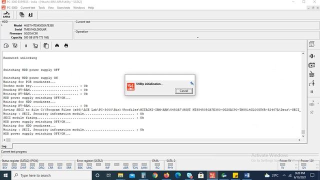 HGST - Hitachi Hard Disk Drive BIOS Password Remove Raminfotech Data recovery chennai смотреть онлайн