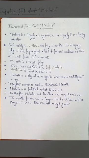 #william shakespeare: Macbeth# important facts #TGT #PGT #sania stories & poem смотреть онлайн