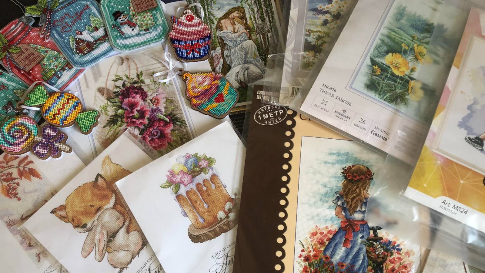 Вышивальный март: финиши, продвижения, покупки/Чудесная игла/Dimensions/МП Студия/Андриана/РТО/Овен смотреть онлайн