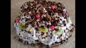 Торт из пряников и зефира! Простой рецепт!