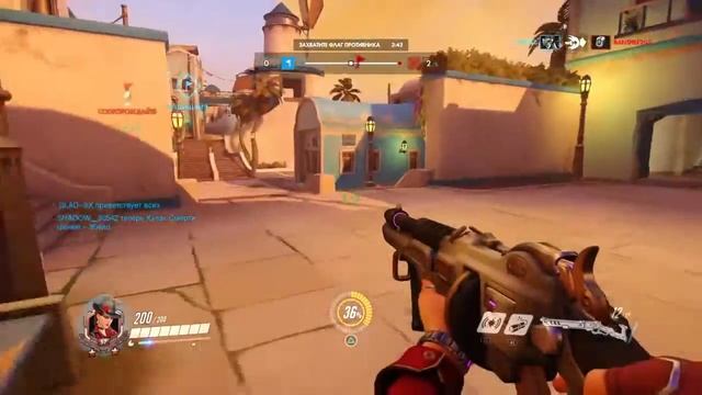 Overwatch быстрый захват флага смотреть онлайн