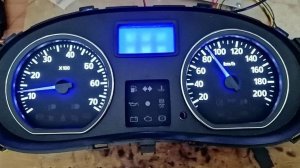 Плавный розжиг приборной панели Logan Duster Largus Almera