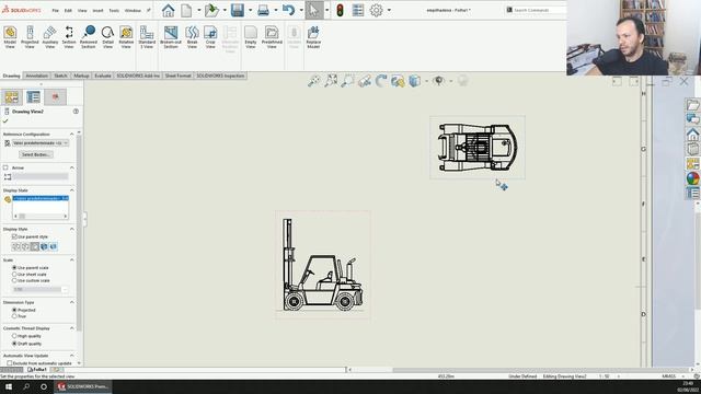 How To Rotate A View in Solidworks Drawing Step by Step Solidworks Tips смотреть онлайн