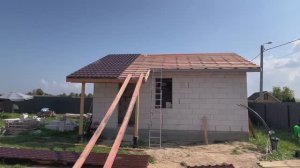 ДВУХСКАТНАЯ КРЫША ВСЕ ЭТАПЫ ПОШАГОВО СВОИМИ РУКАМИ / КАК ПОСТРОИТЬ ДОМ СВОИМИ СИЛАМИ