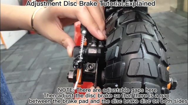 Kukirin G2 PRO - Adjustment Disc Brake - Bremse Einstellen