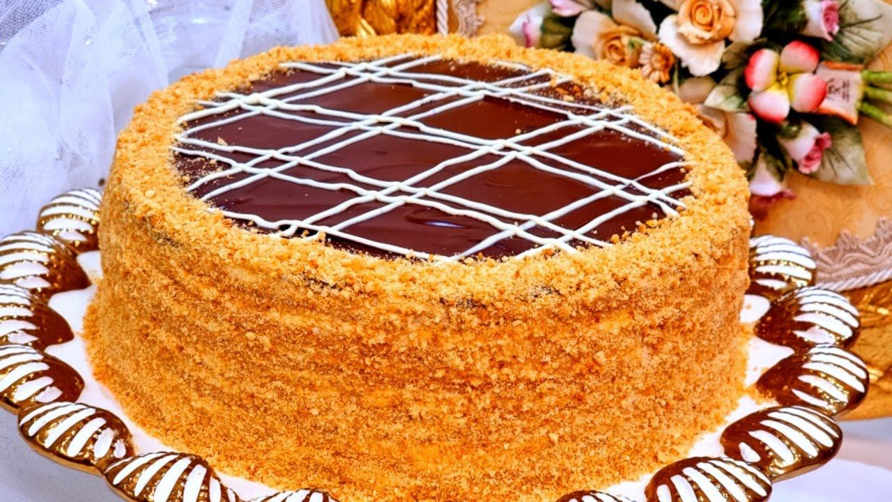 ВЕК ЖИВИ-ВЕК УЧИСЬ!МЕДОВИК ЗА 12 МИН!ТЕПЕРЬ ВЫ БУДЕТЕ ГОТОВИТЬ КОРЖИ ТОЛЬКО ТАК!ЛЕНИВЫЙ МЕДОВИК кЧАЮ