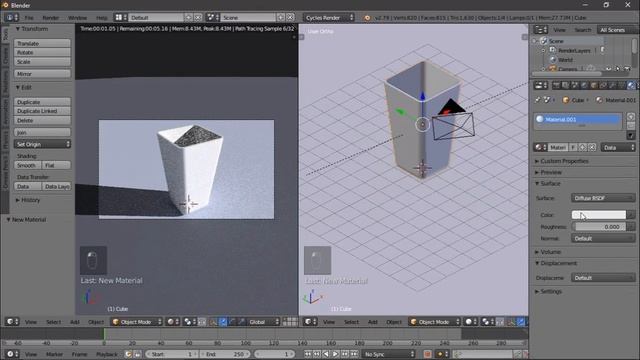 Plastic Cup Modelling and Rendering in Blender || Blender Tutorial смотреть онлайн