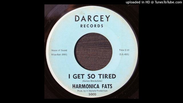 Harmonica Fats - I Get So Tired - 1962 Blues смотреть онлайн