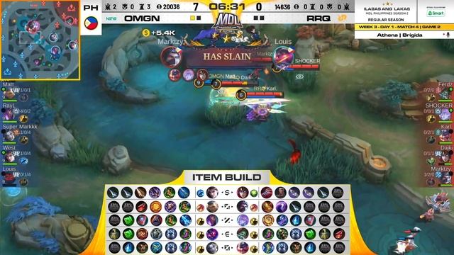 MDL PH S2 W3D1 OMGN vs RRQ Game 2 смотреть онлайн