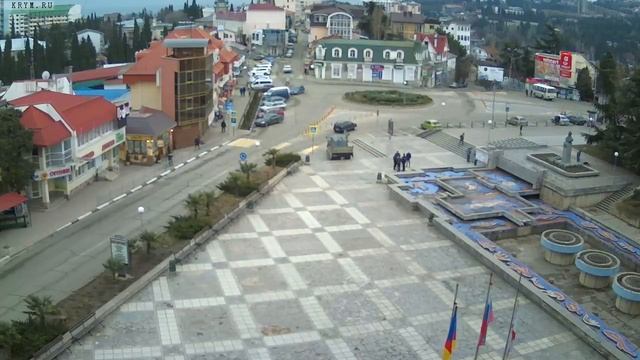 Вебкамера "Площадь Советская". Запись 28.01.2018 10:00:05 смотреть онлайн