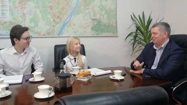 Отзыв министра промышленности Черкасова об интервью учеников Академии видео