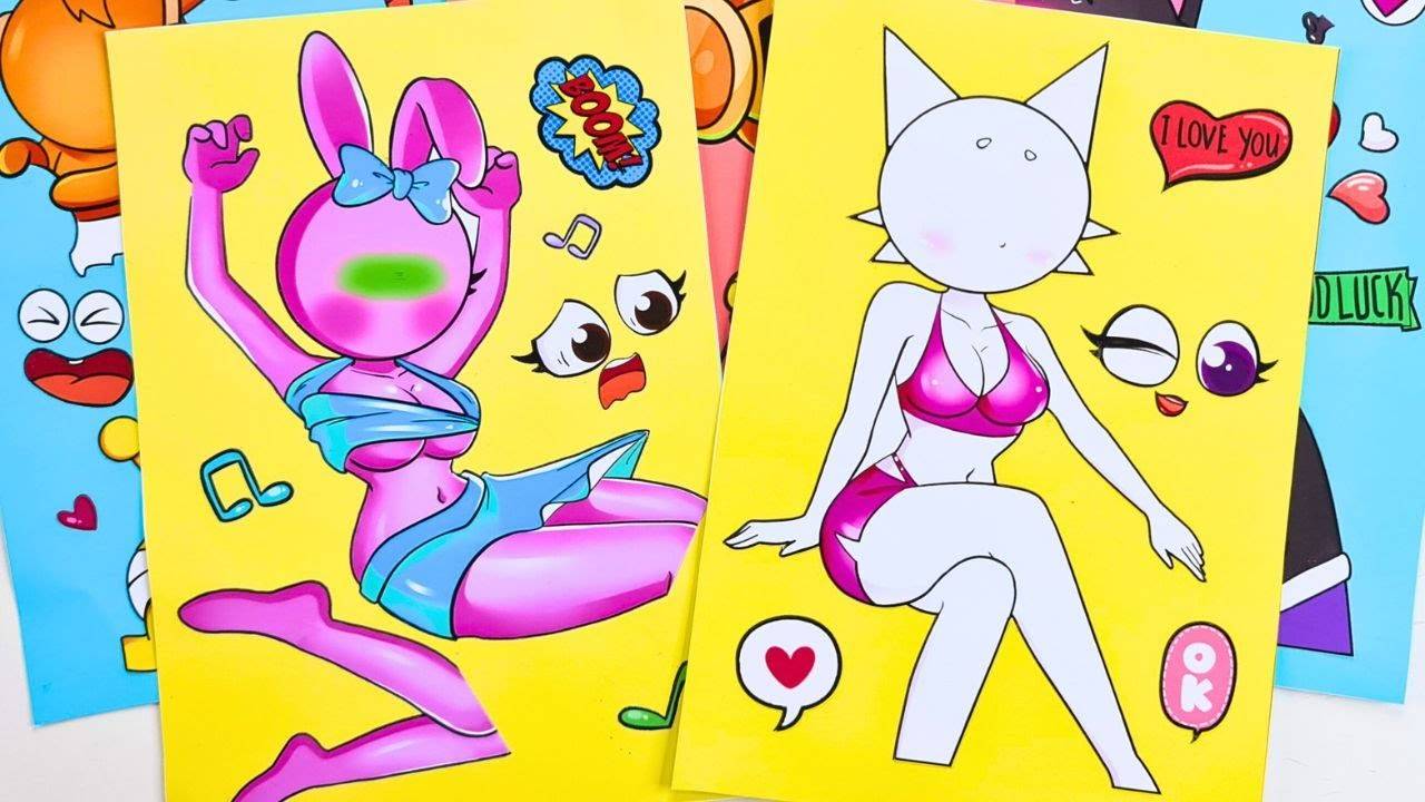 Книжка с наклейками Sprunki Sinner Edition с модом SUS, но что делают дети, ПИНКИ смотреть онлайн