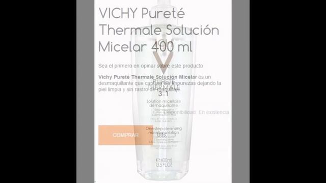 VICHY Pureté Thermale Solución Micelar смотреть онлайн