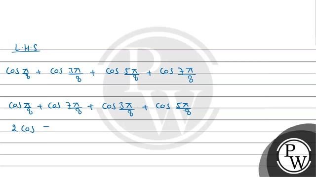 Prove that:
\[
\cos \frac{\pi}{8}+\cos \frac{3 \pi}{8}+\cos \frac{5 \pi}{8}+\cos \frac{7 \pi}{8}... смотреть онлайн