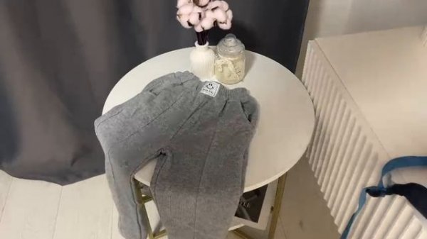 After.shopping Обзор на штанишки и на кофту синего яркого цвета