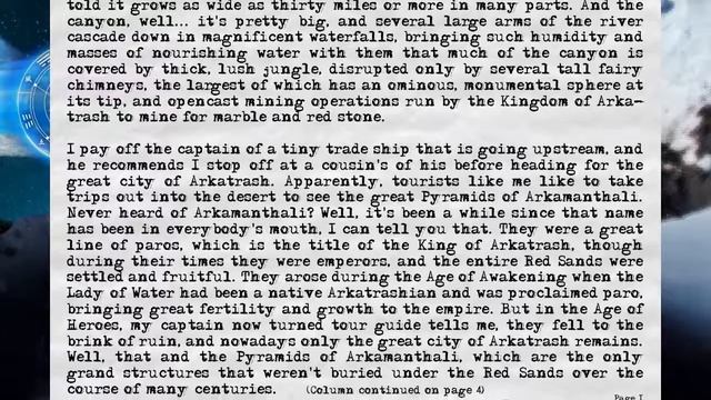 Let Me Read You: To The Pyramids Of Arkamanthali On Camel-Back (TGtA, Col. 2) (1194 Words)