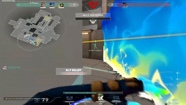 Top 9% Aimlabs player play Valorant ranked смотреть онлайн