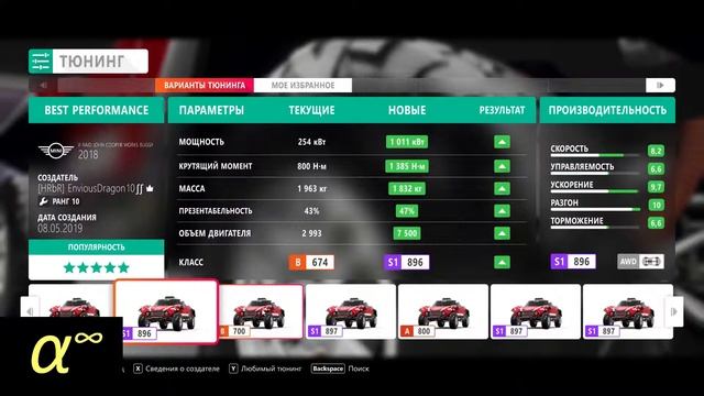 Forza Horizon 4: Test Mini X-Raid John Cooper Works Buggy 2018 смотреть онлайн