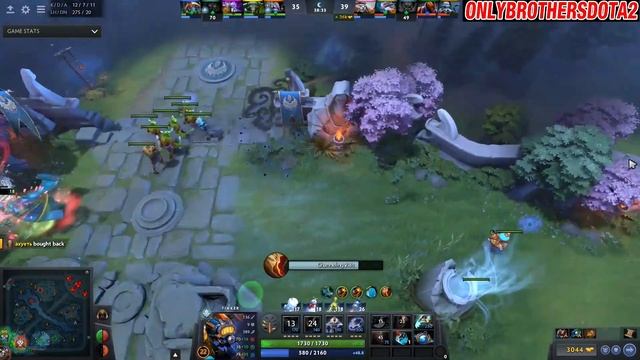 UNCARRIABLE TEAM - MIRACLE- TINKER - Dota 2 смотреть онлайн