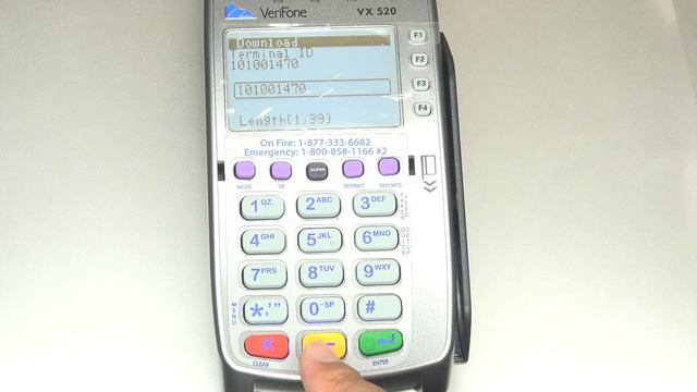Gan May Credit Card UPDATE OS VERSION VX520: PLEASE BATCH OUT FIRST BEFORE DOING THIS LOAD. смотреть онлайн
