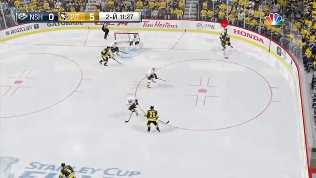 NHL 17 Финал Кубка Стэнли Нэшвилл Против Питтсбург 2 Матч смотреть онлайн