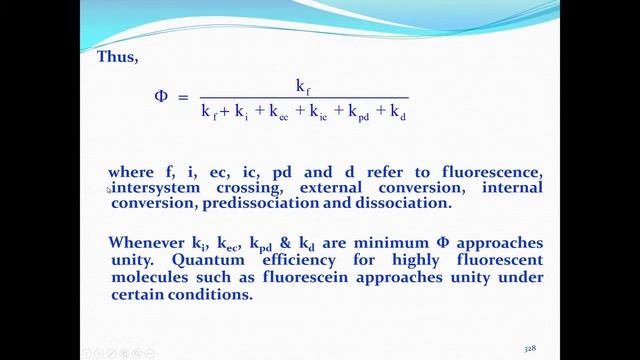 Lec22 Fluorescence spectrophotometry – II смотреть онлайн