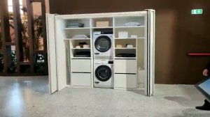 Exedra 2 Smart Push Open | Handle less application | Folding Pocket Door | Salice | Bortoluzzi