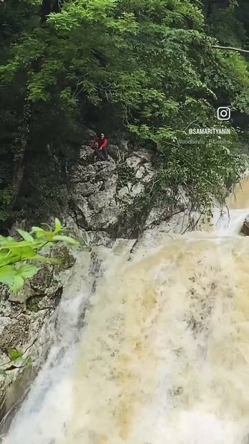 После дождей водопады в Сочи
