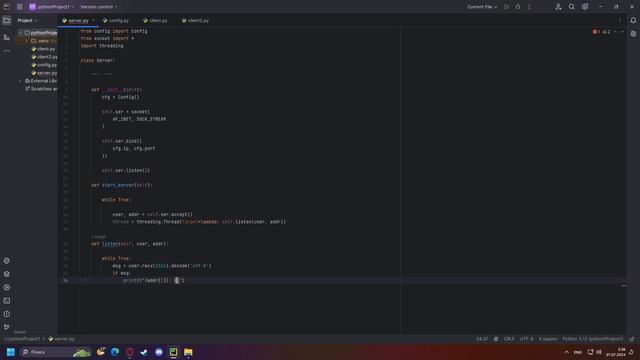 МЕССЕНДЖЕР за 4 минуты на Python Socket (TCP/IP) смотреть онлайн