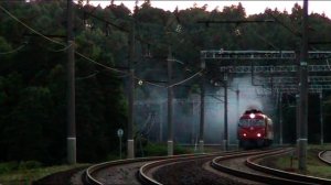 Железная дорога, тепловозы, видео поезда / Railway video compilation, locomotives, trains