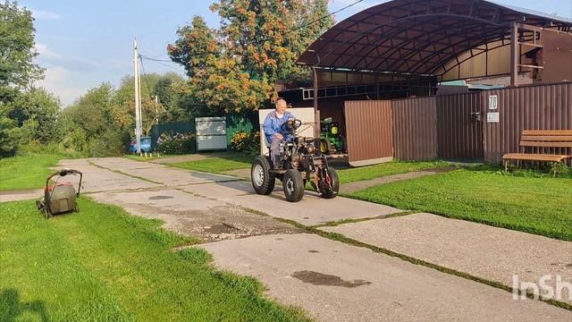 самодельный минитрактор. смотреть онлайн